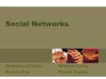 Social Networks - slide 1