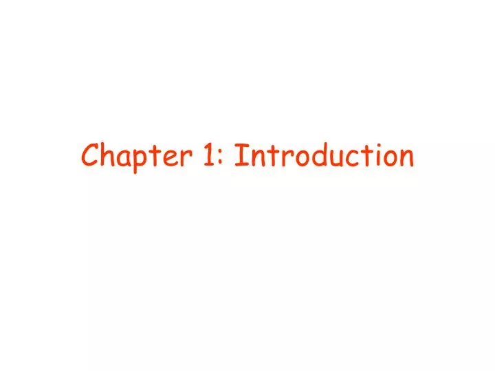 chapter 1 introduction