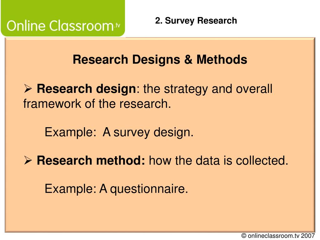 PPT - Research Designs & Methods PowerPoint Presentation, free download ...