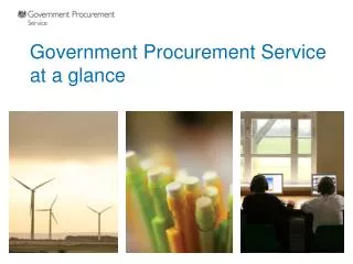 Government Procurement Service at a glance