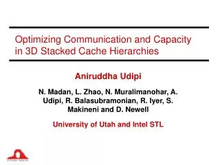 Optimizing Communication and Capacity in 3D Stacked Cache Hierarchies