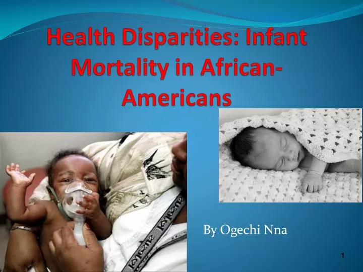 health disparities infant mortality in african americans