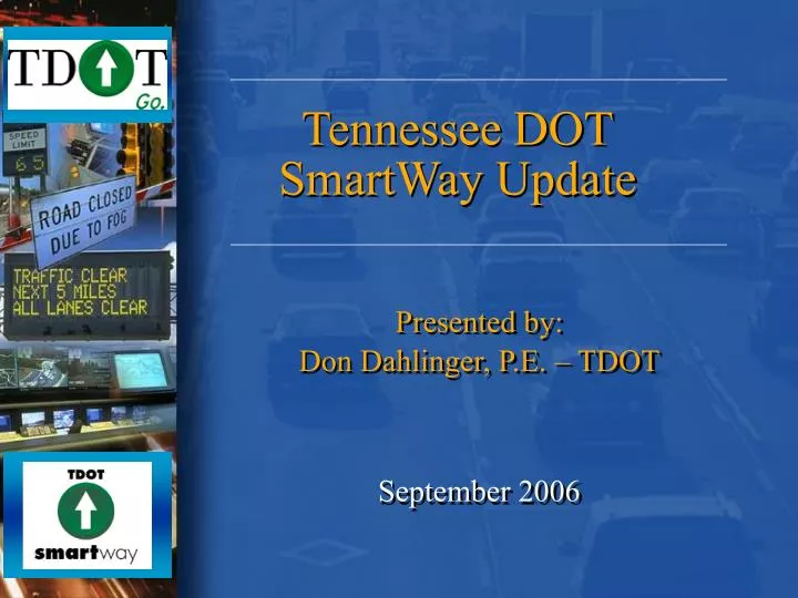 tennessee dot smartway update