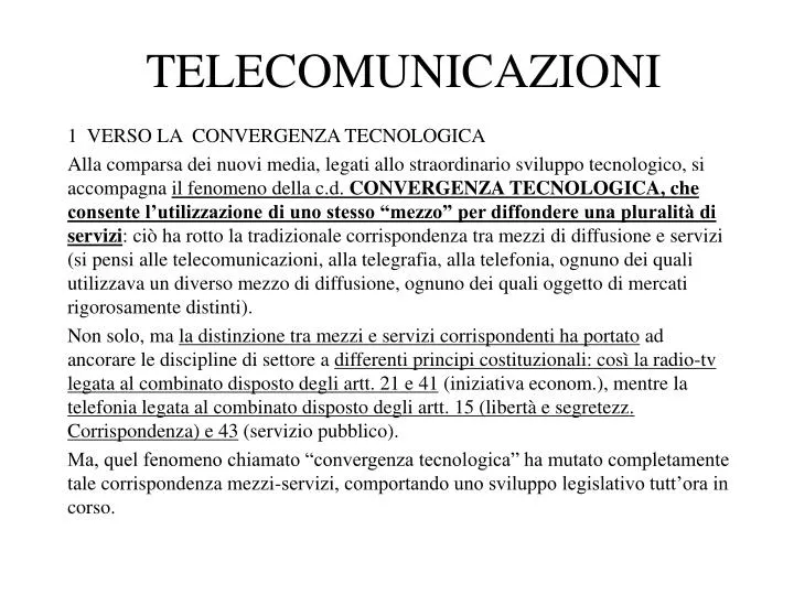 telecomunicazioni