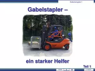 Gabelstapler I