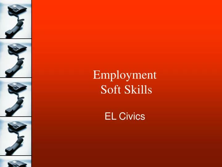 employment soft skills