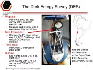 The Dark Energy Survey (DES)
