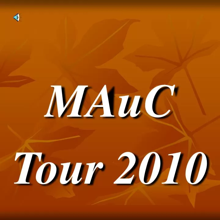 mauc tour 2010