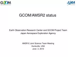 GCOM/AMSR2 status