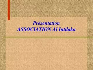 pr sentation association al intilaka
