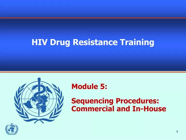 hiv drug resistance training