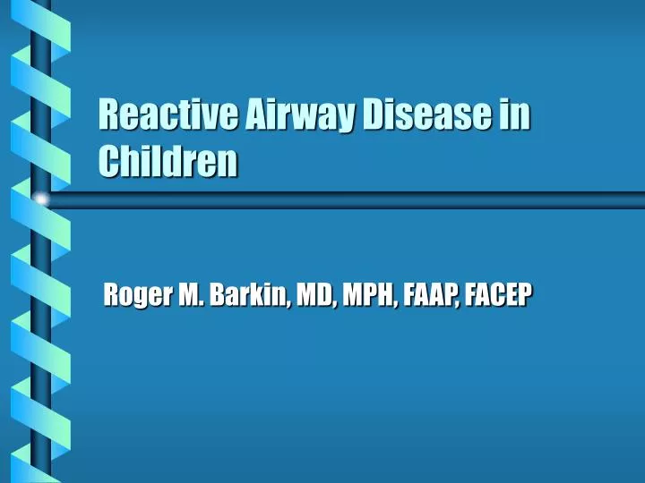 reactive airway disease in children