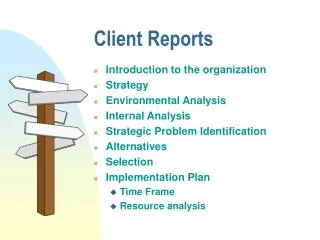 Client Reports