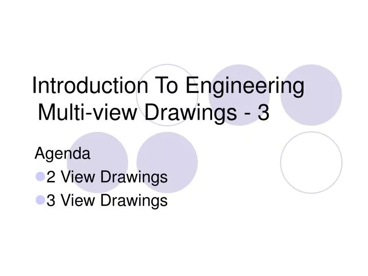 introduction to engineering multi view drawings 3