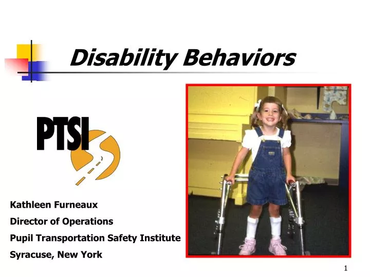 disability behaviors