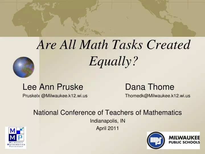 are all math tasks created equally