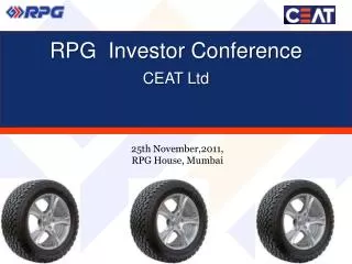 RPG Investor Conference CEAT Ltd