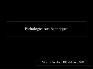 pathologies sus h patiques