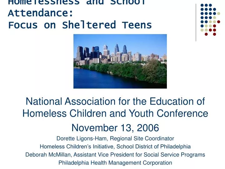 homelessness and school attendance focus on sheltered teens