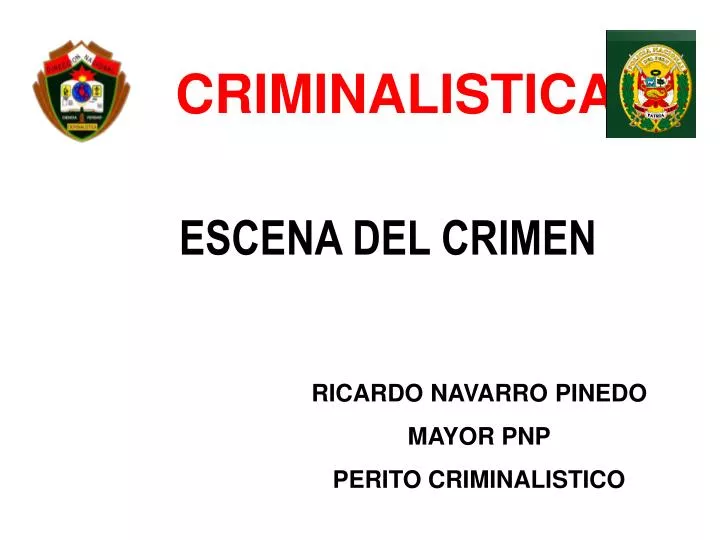 criminalistica