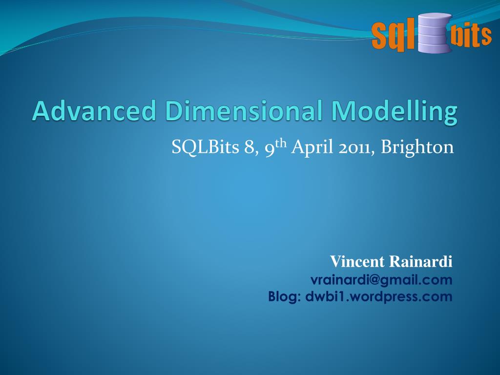PPT - Advanced Dimensional Modelling PowerPoint Presentation, free ...