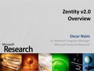 Zentity v2.0 Overview