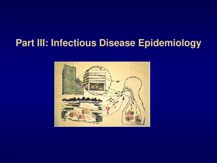 part iii infectious disease epidemiology