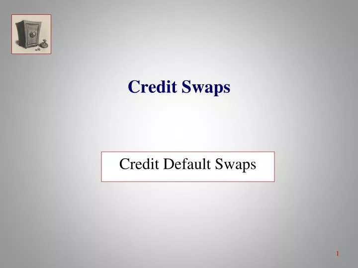 credit swaps