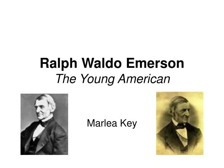 ralph waldo emerson the young american