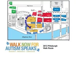 2012 Pittsburgh Walk Route
