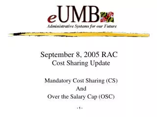 September 8, 2005 RAC