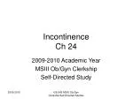 Incontinence Ch 24 - slide 1