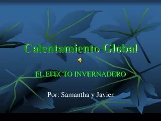 calentamiento global