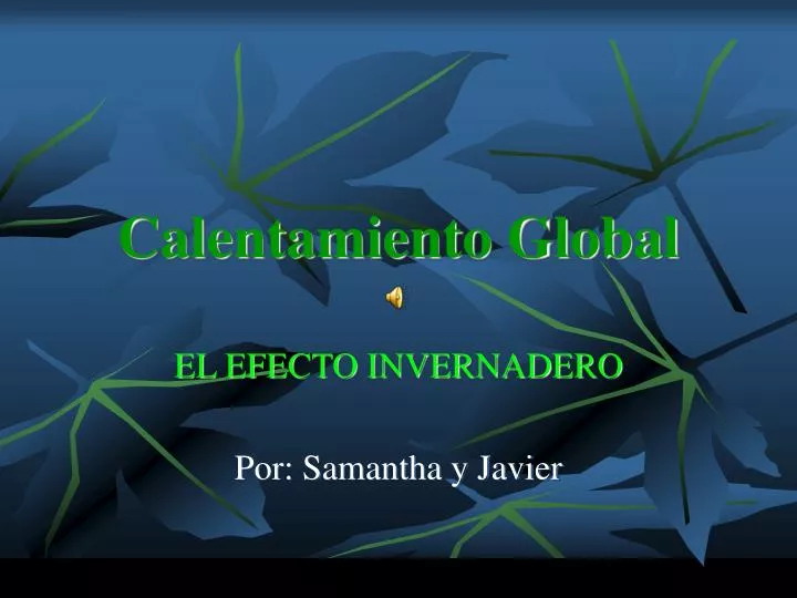 calentamiento global