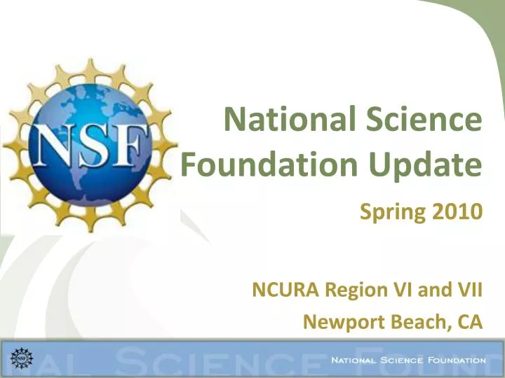 national science foundation update