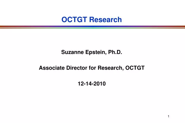 octgt research