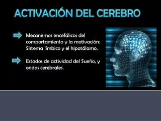 ACTIVACIÓN DEL CEREBRO