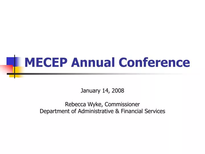 mecep annual conference