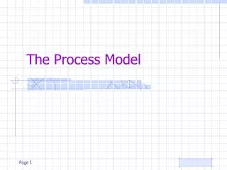 The Process Model