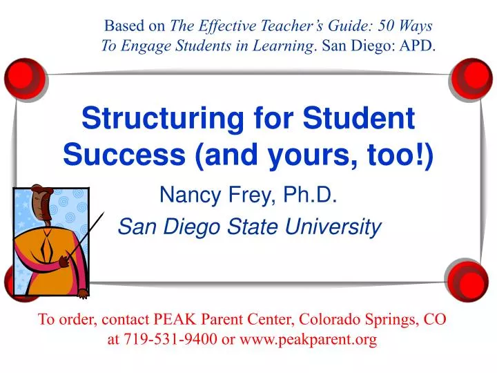 structuring for student success and yours too