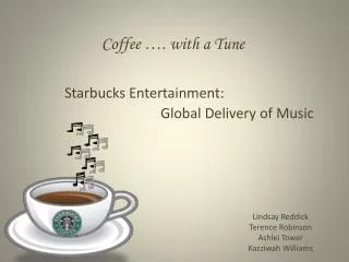 Coffee …. with a Tune