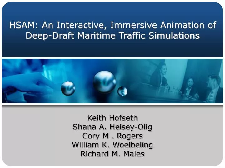 hsam an interactive immersive animation of deep draft maritime traffic simulations