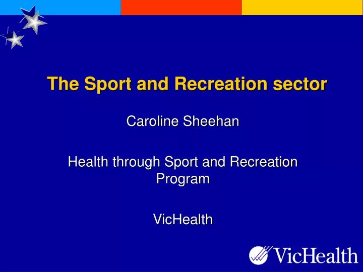 the sport and recreation sector