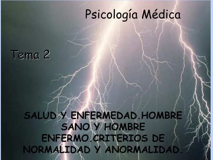 salud y enfermedad hombre sano y hombre enfermo criterios de normalidad y anormalidad