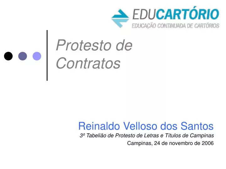 protesto de contratos