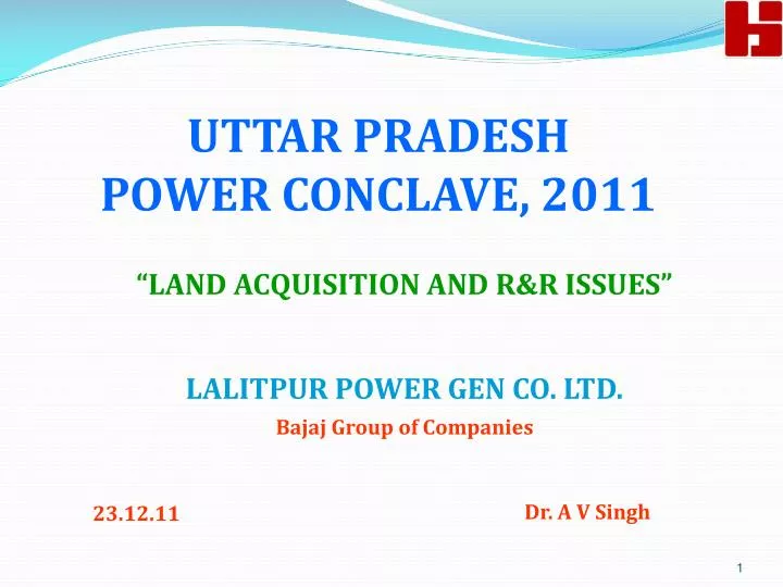 uttar pradesh power conclave 2011