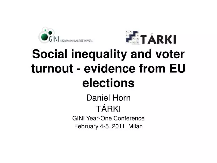 social i nequality and voter turnout evidence from eu elections