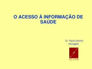 o acesso informa o de sa de