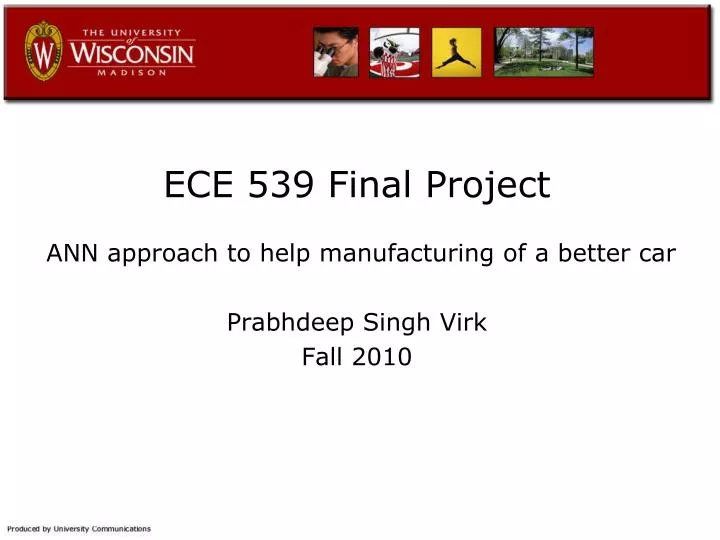 ece 539 final project
