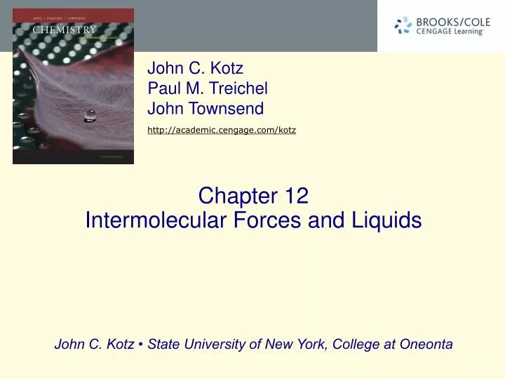 chapter 12 intermolecular forces and liquids
